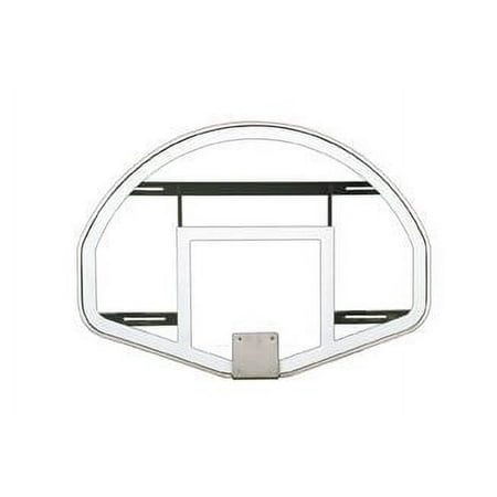 First Team FT233 Tempered Glass 39 X 54 in. Fan-Shaped Glass Backboard
