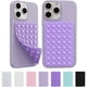 thumbnail image 1 of wonima11 Silicone Sticky Grip Holder for Cellphone, Silicone Suction Cup Phone Case Mount Double Sided, Hand-Free Phone Accessories Strong Grip Holder for Selfie and Video 2 Pack (Light Purple), 1 of 1
