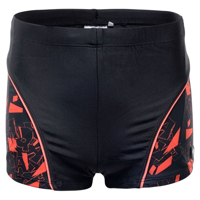 Aquawave - Bañador Idaro Logo Impreso Niños (Negro, Ramo de Primavera)
