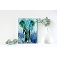 thumbnail image 3 of Wall Decor for Bedroom of Waterproof Elephant Decor,Wall Decor for Living Room with Turquoise Decor Paintings,Bathroom Wall Art by Original Inspirational Teal Decor,Wood Inside Framed (12x16), 3 of 6