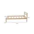 thumbnail image 2 of Cama Individual Nórdica de Madera de Pino Kit Mobiliario Kit Nordico; Montessori, 2 of 5