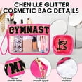 thumbnail image 3 of Bolsa de maquillaje Hillban Gymnasia Chenille Letter, 2 unidades, nailon, 3 of 6