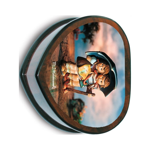 Artist Hummel - Heart Shaped Stormy Weather Music Box (7x6.5mm)