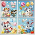 thumbnail image 3 of Easter Stickers For Window Door Stickers Easter Decorations Bunny Stickers With Eggs Decals For Easter Easter Window Clings Decorations For Home Office Classroo Novel Easter Design, 3 of 5