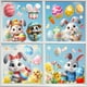 thumbnail image 4 of Pegatinas de pared, pegatinas de Pascua para ventanas, pegatinas para puertas, decoraciones de Pascua, pegatinas de conejo con huevos, calcomanías para Pascua, pegatinas de Pascua para ventanas, decor, 4 of 6