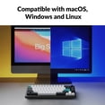thumbnail image 3 of Teclado Keychron Q2 Max inalámbrico 65% RGB con switches rojos, 3 of 9