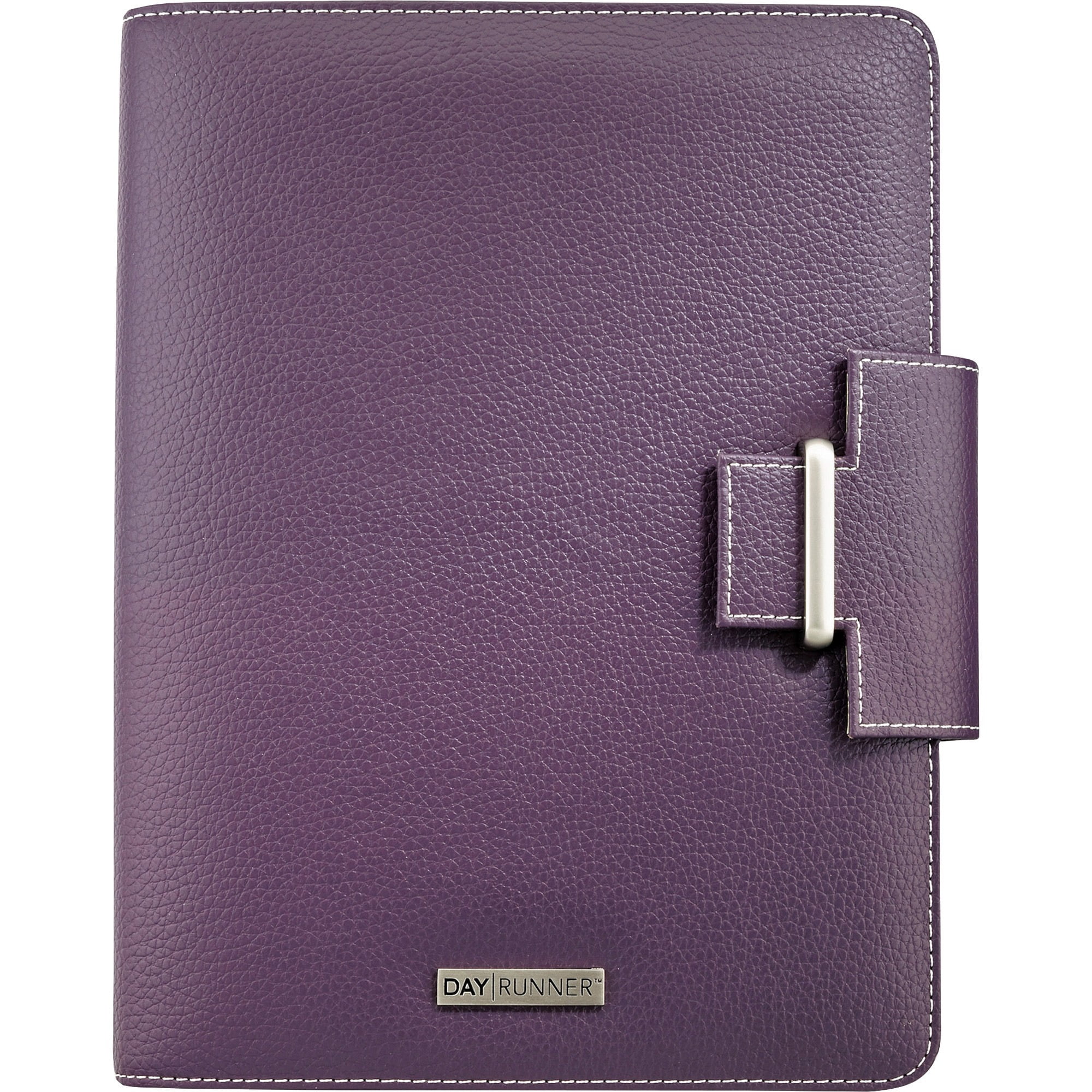 Day Runner Terramo Leatherlike Vinyl Day Planner, Eggplant Walmart