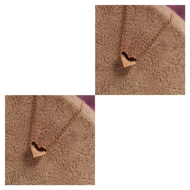 Sonducket Women Necklace Alloy Stylish Heart Shape Necklaces Dressing Reunion Family Party Birthday Christmas Jewelry Festival Gift Type1 NO1