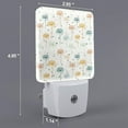 thumbnail image 2 of Fuzoiu Dandelion Print Dusk to Dawn LED Night Light with Light Sensor, Energy-Efficient Touch-Safe Night Lamp for Home, Office, and Kids' Rooms-US, 2 of 7