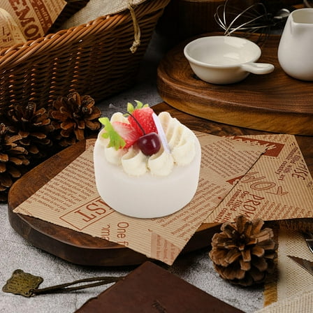 WHAMVOX Faux Cake Model for Display Lifelike PVC Cake for Dessert Table Decoration and Food