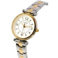 thumbnail image 3 of Fossil ES5201 Carlie Two Tone Stainless Steel Silver Dial Quartz Women Watch for Adult - White, 3 of 3