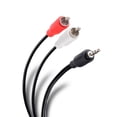 thumbnail image 2 of Adaptador Duplex Cable Plug 3.5mm A 2 Plug Rca 15cm Steren Steren 255-037, 2 of 2