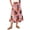 Pink, variant on EANJE Halloween Womens Casual Elastic Waist Drawstring Midi Skirt Print Vacation Style A Line Flowy Skirt for Daily Wear Dark Blue L