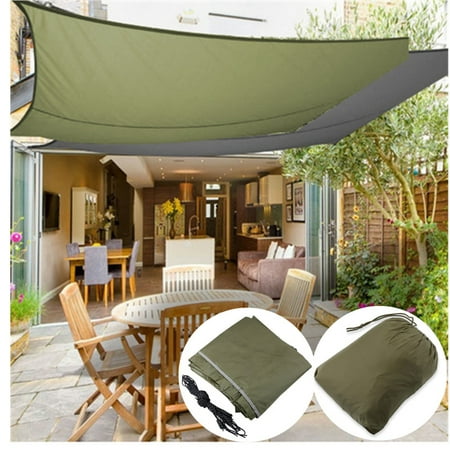 Patio Sunshades Yosoo Sun Shade Sail,114.1*114.1inch Sun Shade Sails Canopy Rectangle Sand Sun Shelter for Patio Garden Outdoor Facility and Activities ()