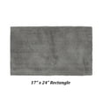 thumbnail image 4 of Better Trends Bath Room Rugs Tufted 100% Polyester 17" x 24" Bath Rug, Water Absorbent Non-Slip Bath Mat Machine Washable Micro Plush Collection - Gray, 4 of 6