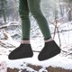 thumbnail image 1 of OUNONA 1Par Protectores De Zapatos Antideslizantes De Silicona Negros Para Protección Contra Lluvia Y, 1 of 8