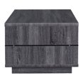 thumbnail image 3 of Furniture of America Celma Wood 2-Shelf Coffee Table in Distressed Gray, 3 of 9