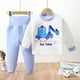 thumbnail image 3 of Ropa de hogar para niños Otoño e invierno Pijamas de bebé de algodón grueso de tres capas Ropa interior térmica Traje de bebé de cintura alta, 3 of 6