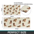 thumbnail image 7 of Dachshund Footprint Kitchen Rugs Sets Of 2,Anti Fatigue Kitchen Mat Rugs Non Slip Washable,Decorative Kitchen Floor Mats for Kitchen,Sink,Laundry,17"x30"+17"x47", 7 of 7