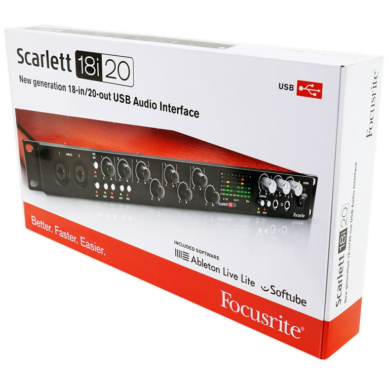 Focusrite Scarlett 18i20 2nd Gen USB Audio Interface