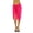 Fuchsia, variant on Luxury Divas Sheer Black Knee Length Cover Up Sarong Wrap for Women