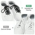thumbnail image 4 of Uxcell 1-Pair Rhinestone Shoelaces 47" Crystal Cords for Sneakers Black, 4 of 7