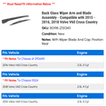 thumbnail image 2 of Back Glass Wiper Arm and Blade Assembly - Compatible with 2015 - 2016, 2018 Volvo V60 Cross Country, 2 of 2