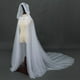 thumbnail image 5 of Capucha Lavable Zulema hasta el suelo Halloween poliéster blanco, 5 of 8