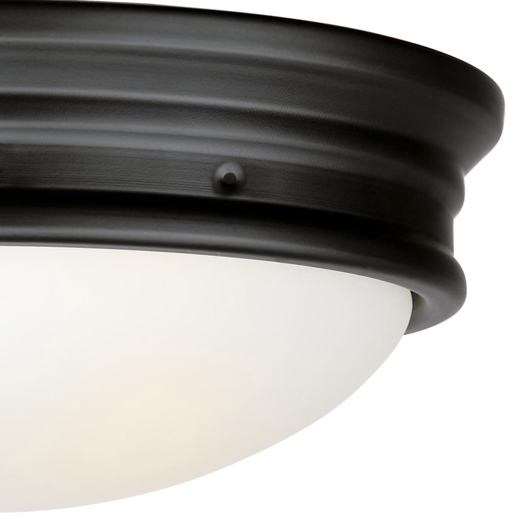 Westinghouse 6370600 Meadowbrook 2 Light 13" Wide Led Flush Mount Bowl Ceiling Fixture -