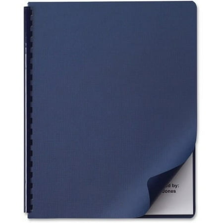 UPC: 0080509424507 | GBC Binding Presentation Covers 8.5  Height x 11  Width – For Letter 8 1/2  x 11  Sheet – Square – Navy – Paper – 200 / Box