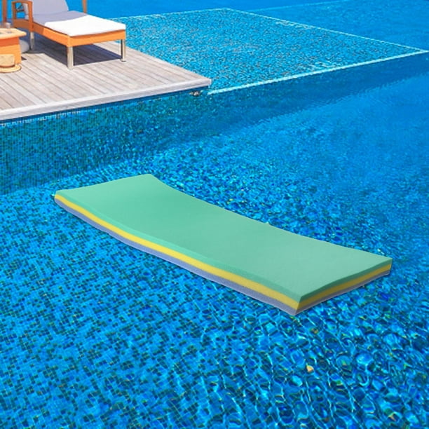 Lipstore Water Floating Mat Floating Unsinkable Foam Floating Pad Blue 110cm X 40cm X 3.2cm