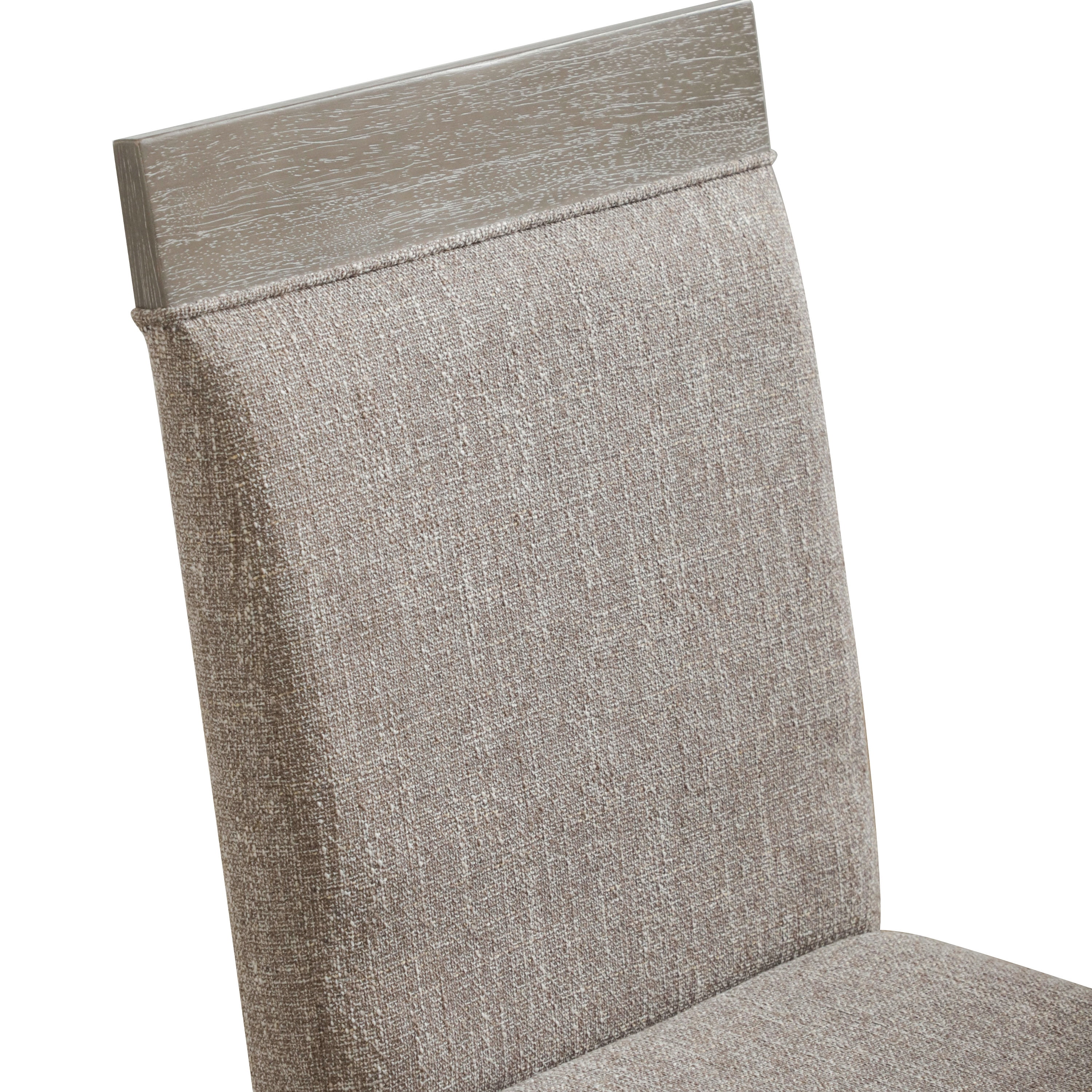 Furniture of America Telli Transitional Upholstered Dining Side Chair, Gray (Set of 2)