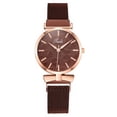 thumbnail image 3 of Resicozy Womens Watches Quartz Waterproof Watch for Women Casual Fashion Wrist Watches with Stainless Steel Mesh Coffee, 3 of 3