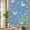 Blue, variant on White Duck Window Privacy Film Rainbow Static Cling Stain Glass Window Film for Glass Door, Decorative UV Blocking Sunroof Decal Sticker for Car 17.7"x39.3" Cartoon Animals Eggs Feathers Sage Green