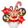 thumbnail image 3 of Globos navideños Globos de aluminio Accesorios navideños Decoración navideña Regalos Globo de Papá Noel Decoración del hogar de Año Nuevo, 3 of 5