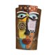 thumbnail image 4 of Maceta con forma de cabeza maya colorida, multifuncional, decorativa y con drenaje. Tamaño l, 4 of 9