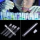 thumbnail image 4 of 50Pcs/Pack 12x100mm Transparent Laboratory Clear Plastic Test Tubes Vials With Push Cap School Lab Supplies, 4 of 5