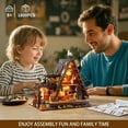 thumbnail image 6 of Vyytoz 1800Pcs A-Frame Forest Cabin Building Set with Light, Creative Display Toy, Outdoor Scene Collection, 6 of 7