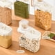 thumbnail image 5 of Contenedor hermético para almacenar arroz, recipiente hermético para almacenar alimentos secos, recipiente hermético para cocina, caja transparente para almacenar alimentos para avena, cereales,, 5 of 8