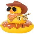 thumbnail image 1 of Car Duck Ornament Dashboard Decorations for Car Rubber Duck Accessories with Hat Necklace Swim Ring Musical Instruments M, 1 of 6