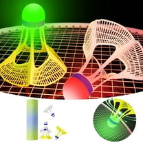 Badminton Training Gear - Glowing Portable Badminton Set for Indoor & Outdoor Play Sturdy Design for Enhanced Stability & Durability 8PCS