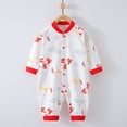 thumbnail image 1 of Mono de bebé de primavera y otoño, ropa interior de algodón para bebé de manga larga, ropa para gatear para recién nacidos, pijamas sin huesos, 1 of 5