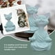 thumbnail image 5 of Paisaje de césped meditando animal estatua frente patio trasero escultura adorable adorable estante encimera decoración decoración cian Scienceny HA009960-03, 5 of 6