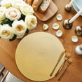 thumbnail image 2 of Orange Yellow Ombre Round 13 Inch Placemats Set of 6, Modern Abstract Art Gradient Aesthetics HeatResistant Non Slip Place Mats for Dining Table, Wipeable Braided Kitchen Table Mats for Housewarming, 2 of 9