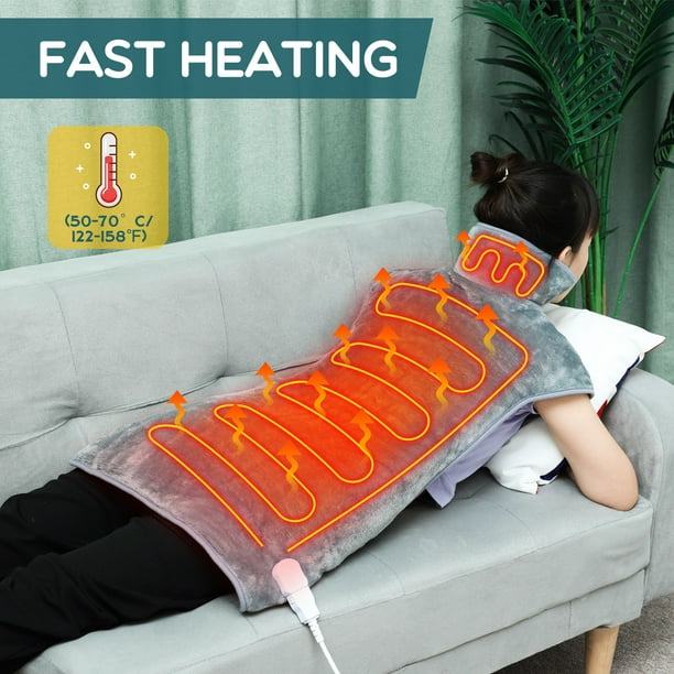 Hot pillow top for back pain