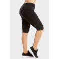 thumbnail image 6 of TheLovely Women & Plus Soft Cotton Active Stretch Workout Biker Shorts (21") with Wide Wastband, 6 of 6