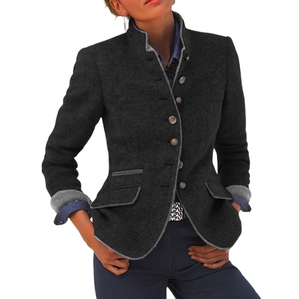 Lovaru Women's Solid Color Vintage 