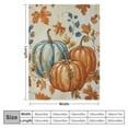 thumbnail image 4 of Orinice Pumpkin Fall Blanket - Warm, Fluffy &amp; Fuzzy  Throw Blanket, Soft, Cozy &amp; Lightweight Blankets for Couch, Bed, Travel &amp; Outdoor Use, Ideal for Adults Kids Women Girls  60x80in, 4 of 6