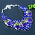 thumbnail image 2 of Natural Bi-Color Tourmaline Gemstone 925 Sterling Silver Gift Necklace 18", 2 of 2