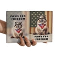 thumbnail image 3 of Freedom Paws Patriotic Ragdoll Vintage Memorial Day Travel Passport Wallet Cat Lover Kitten Owner Gifts Idea PU Leather Passport Holder Cover - 12006, 3 of 5